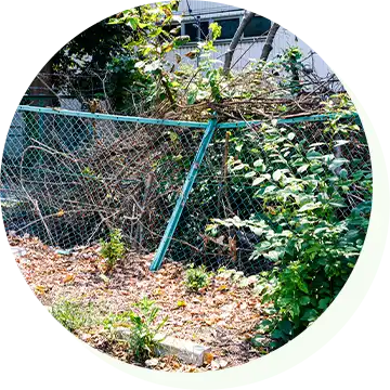 フェンスの破損