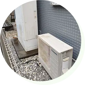 給湯機や室外機の破損